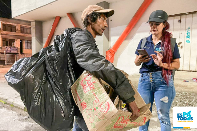 A través del uso de la tecnología, durante el 2022 la Alcaldía de Armenia caracterizó cerca de 1.200 habitantes de calle