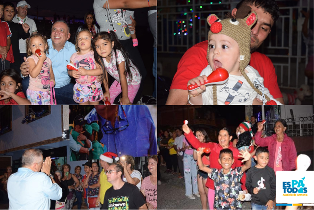 Alcalde José M. Ríos ha recorrido las comunas 1, 2, 3, 5, 6 y 7 con el Yipao Navideño; seguirá por las 4, 9 y 10