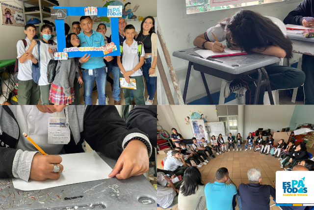 Alcaldía de Armenia impactó cerca de 1.000 adolescentes con pedagogía para prevenir la habitanza en calle