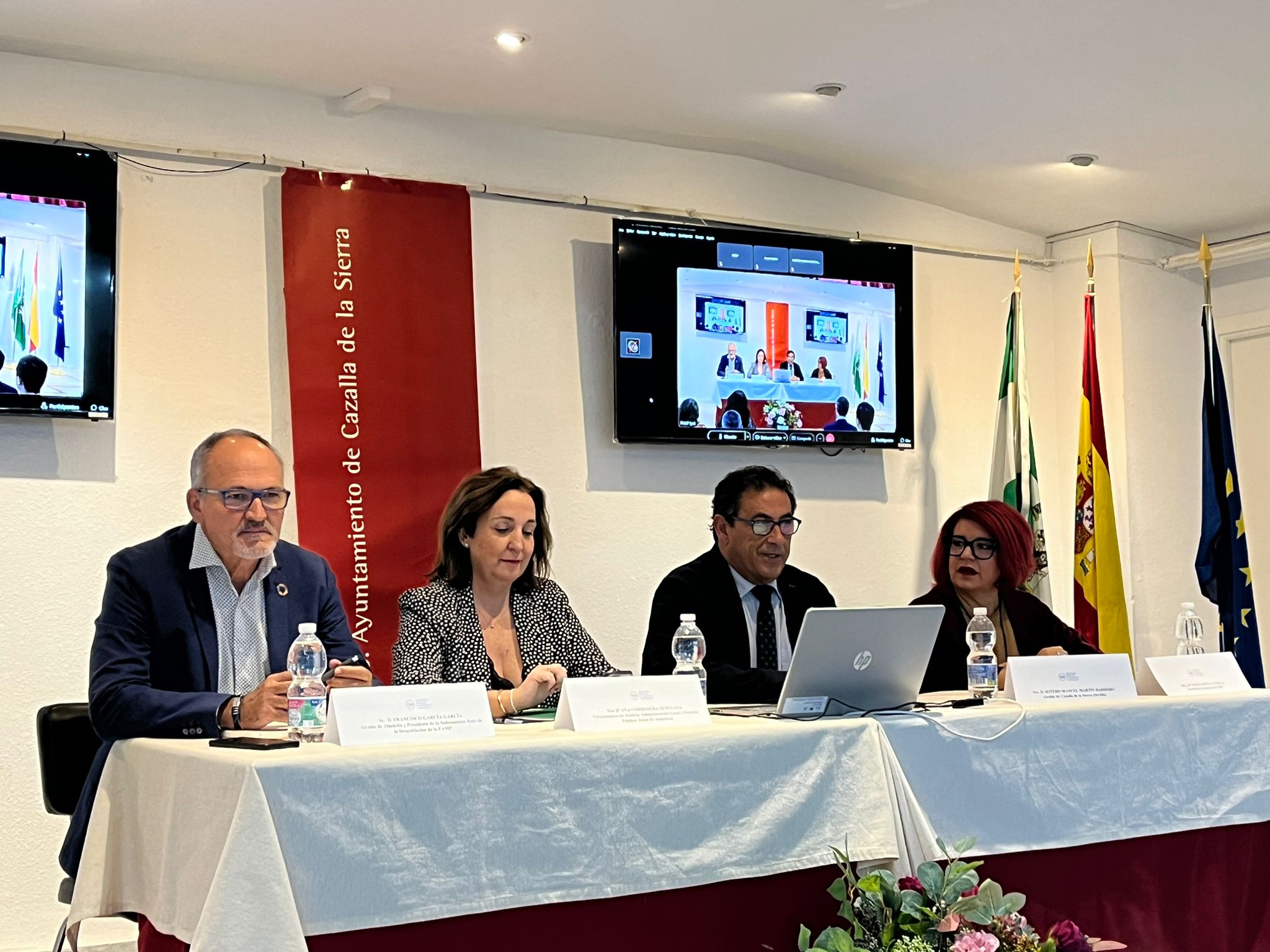 Cazalla de la Sierra acoge la jornada “haciendo redes contra la despoblación en Andalucía” en el marco del Plan de Formación Continua de la FAMP