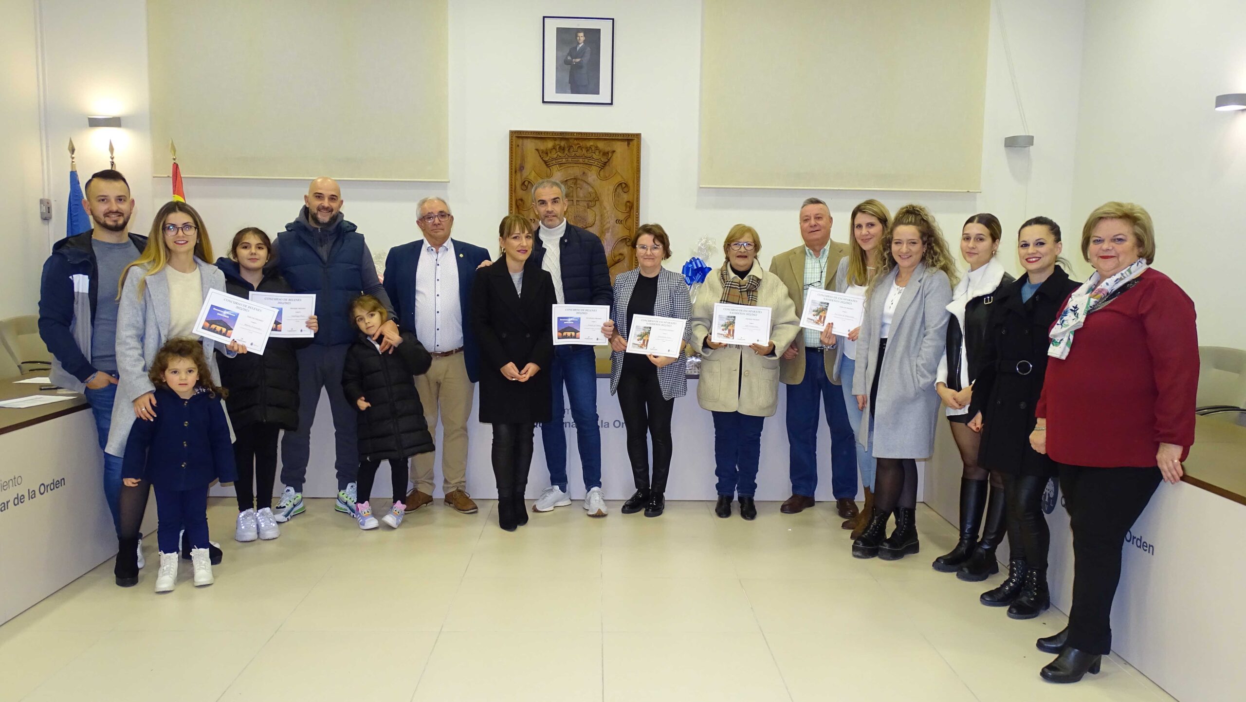 El Ayuntamiento de Quintanar entrega los premios del Concurso de Belenes y el Concurso de Escaparates