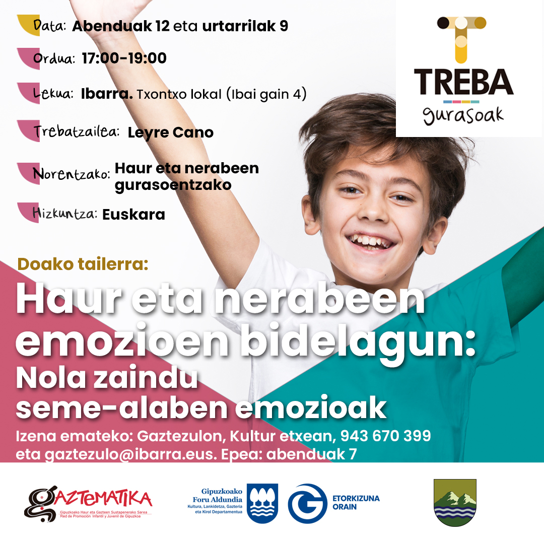 Haur eta nerabeen emozioen bidelagun. Nola zaindu seme-alaben emozioak - Noticias