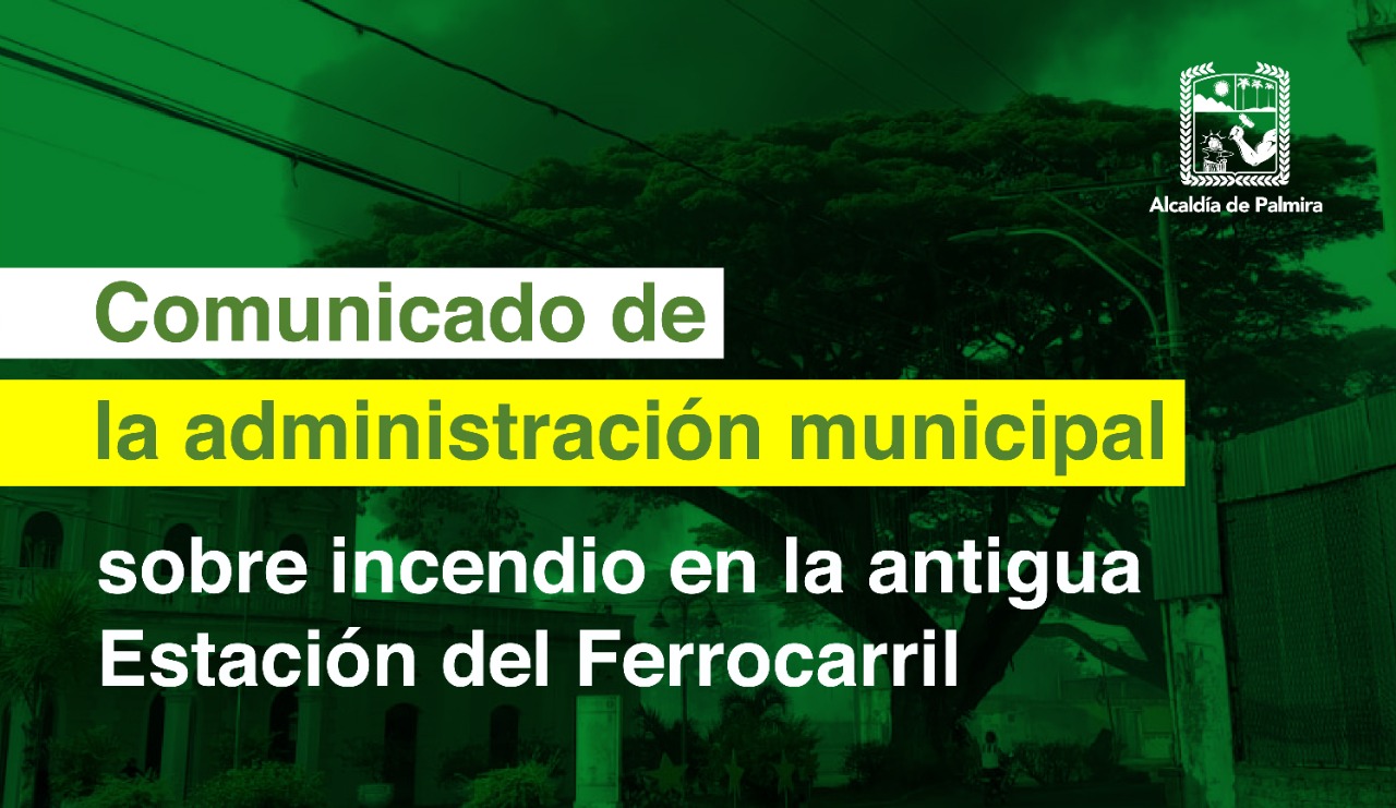 Incendio en la antigua Estación del Ferrocarril no dejó personas lesionadas