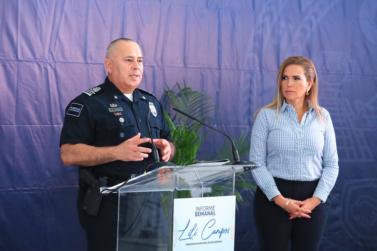 Destaca Lili Campos avance en infraestructura para seguridad – H. Ayuntamiento de Solidaridad