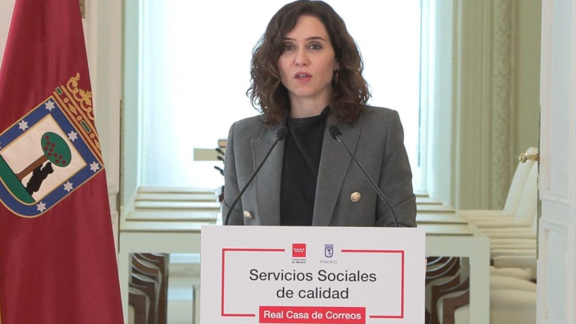 Díaz Ayuso anuncia un aumento de la capacidad de sus cuatro comedores sociales hasta las 1.216 plazas