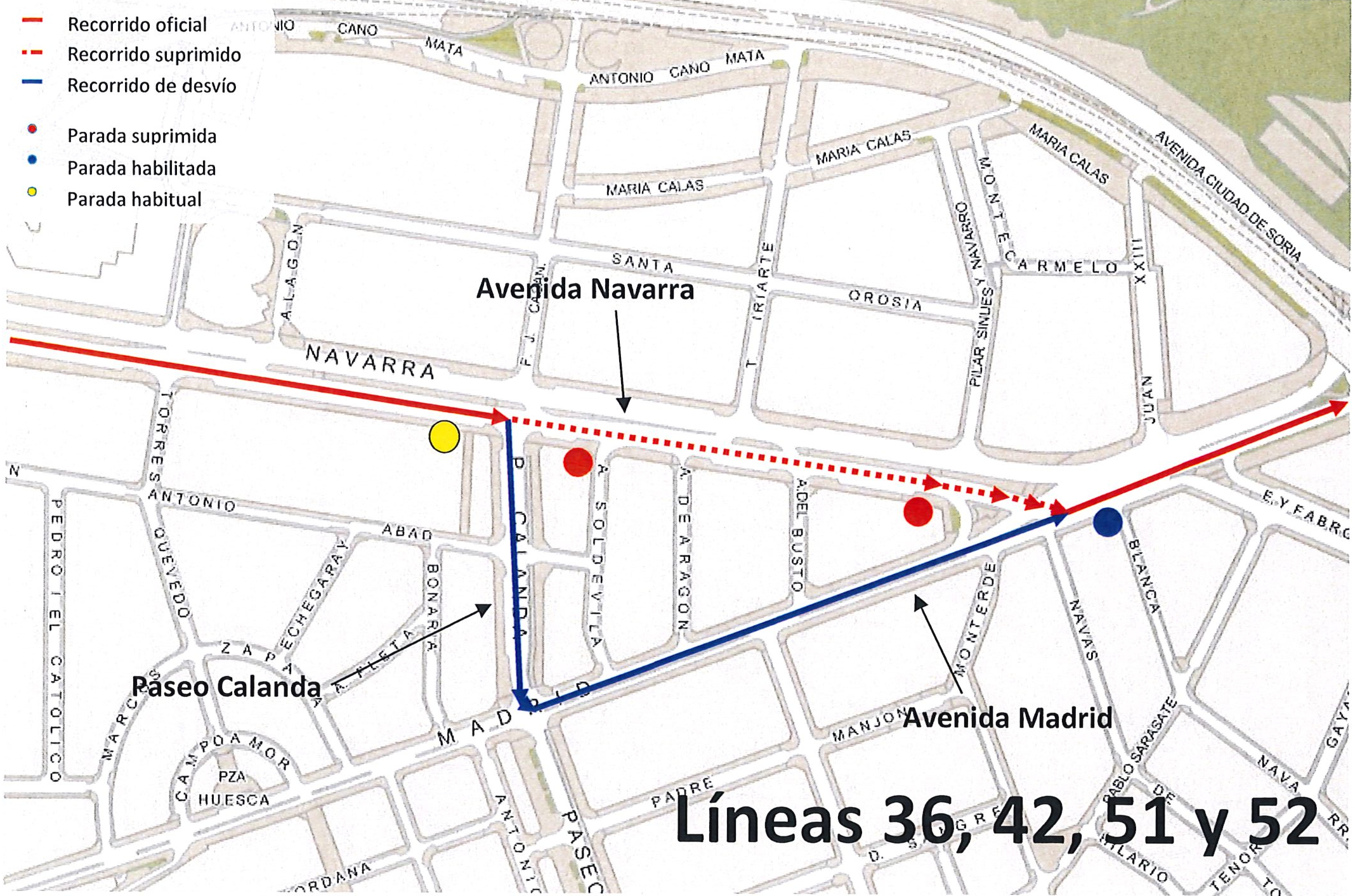 El avance de la reforma de la Avenida Navarra cortará el tráfico de entrada a la ciudad entre Paseo Calanda y Avenida Madrid a partir del día 10. Noticia. Ayuntamiento de Zaragoza