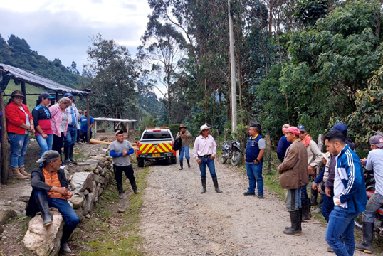 Gestión del riesgo de desastres visita a la comunidad de Amaime y El Cerrito, afectada por la ola invernal