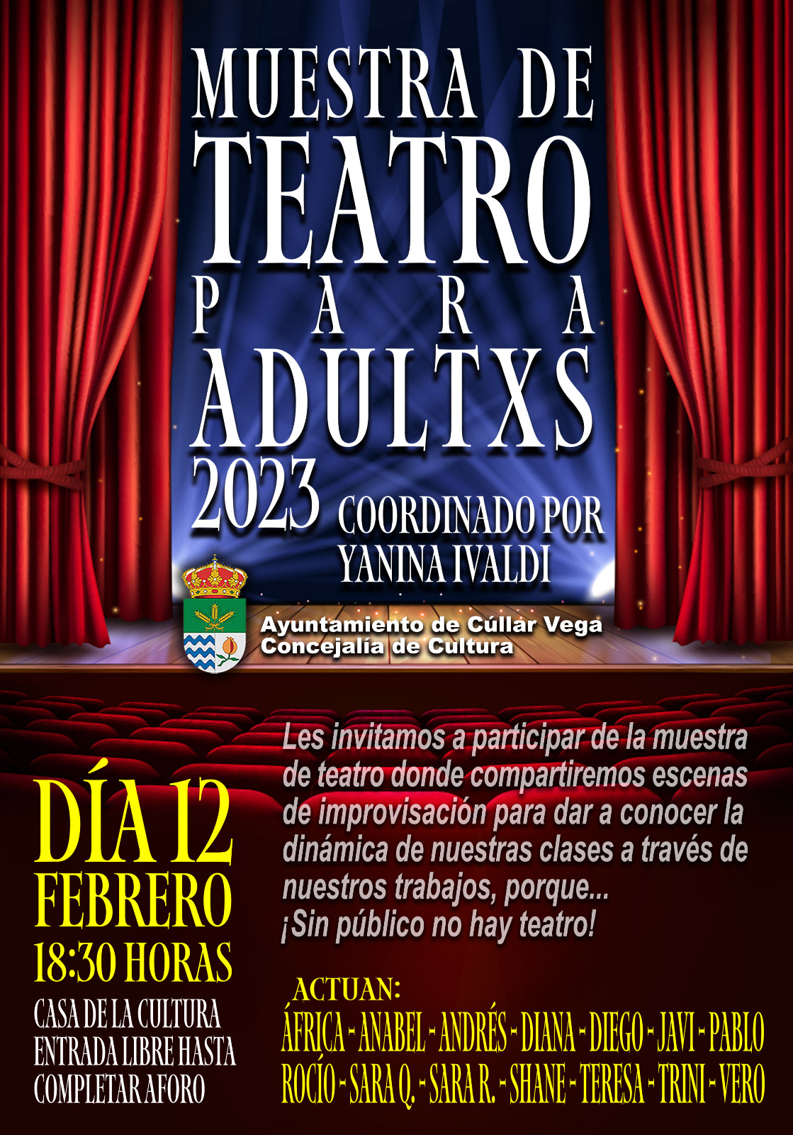 Muestra de Teatro para Adultxs 2023