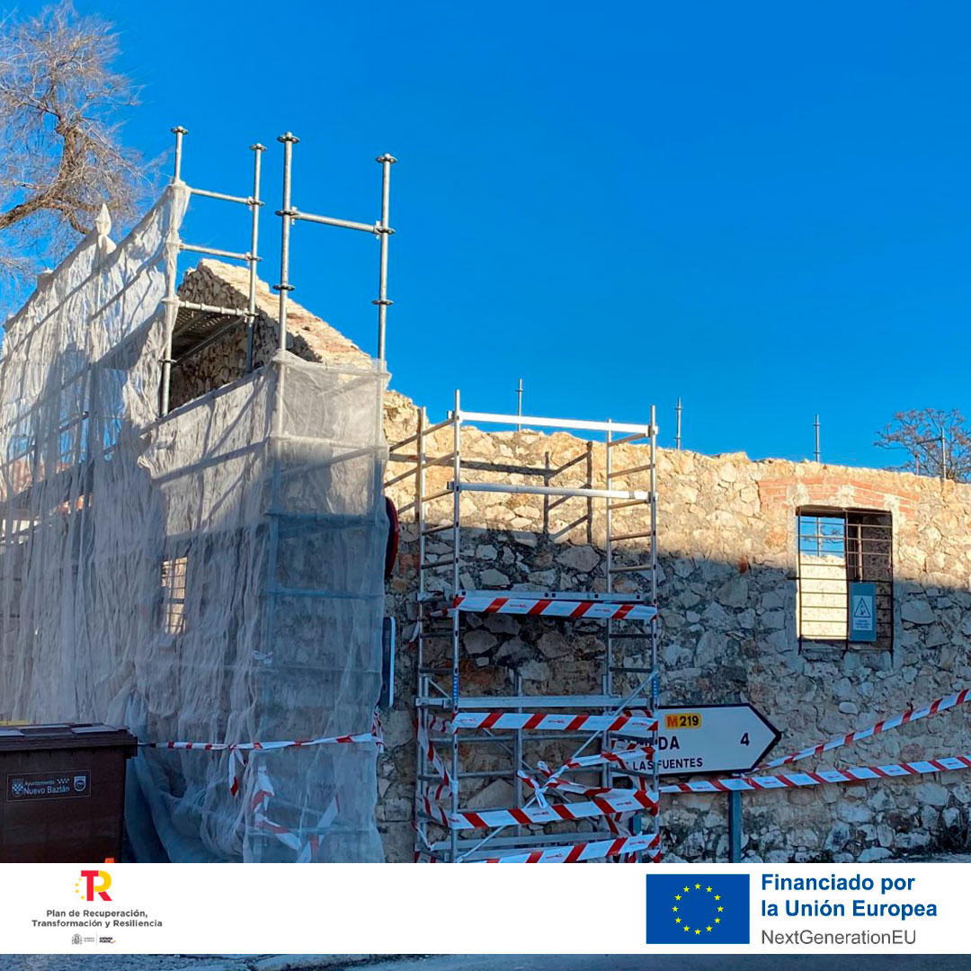Obras financiadas por la Unión europea, Next Generation EU y el Plan de Recuperación, Transformación y Resiliencia Gobierno de España.