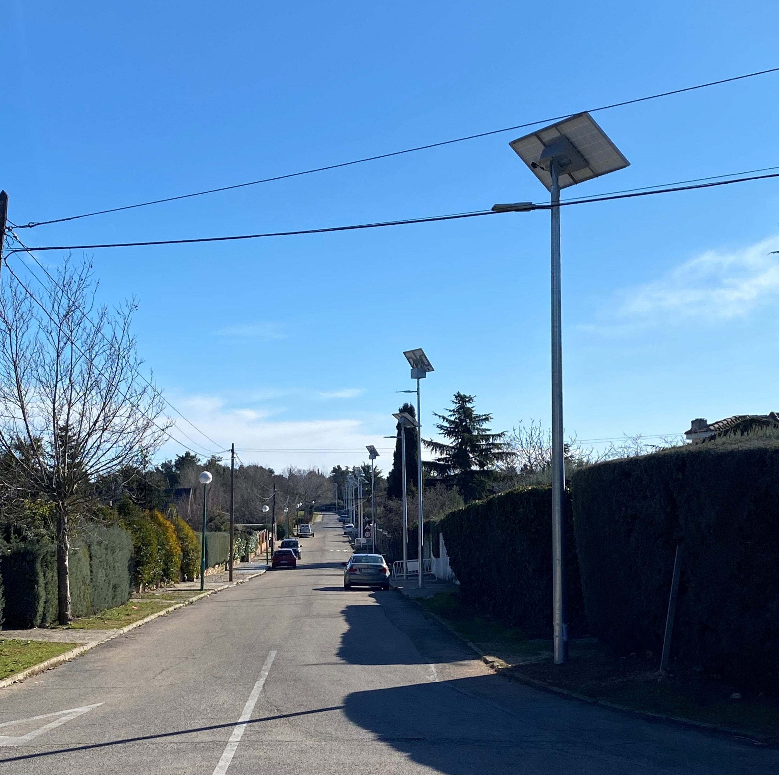 Presentación de Fin de Obra de luminarias Solares en Las Villas