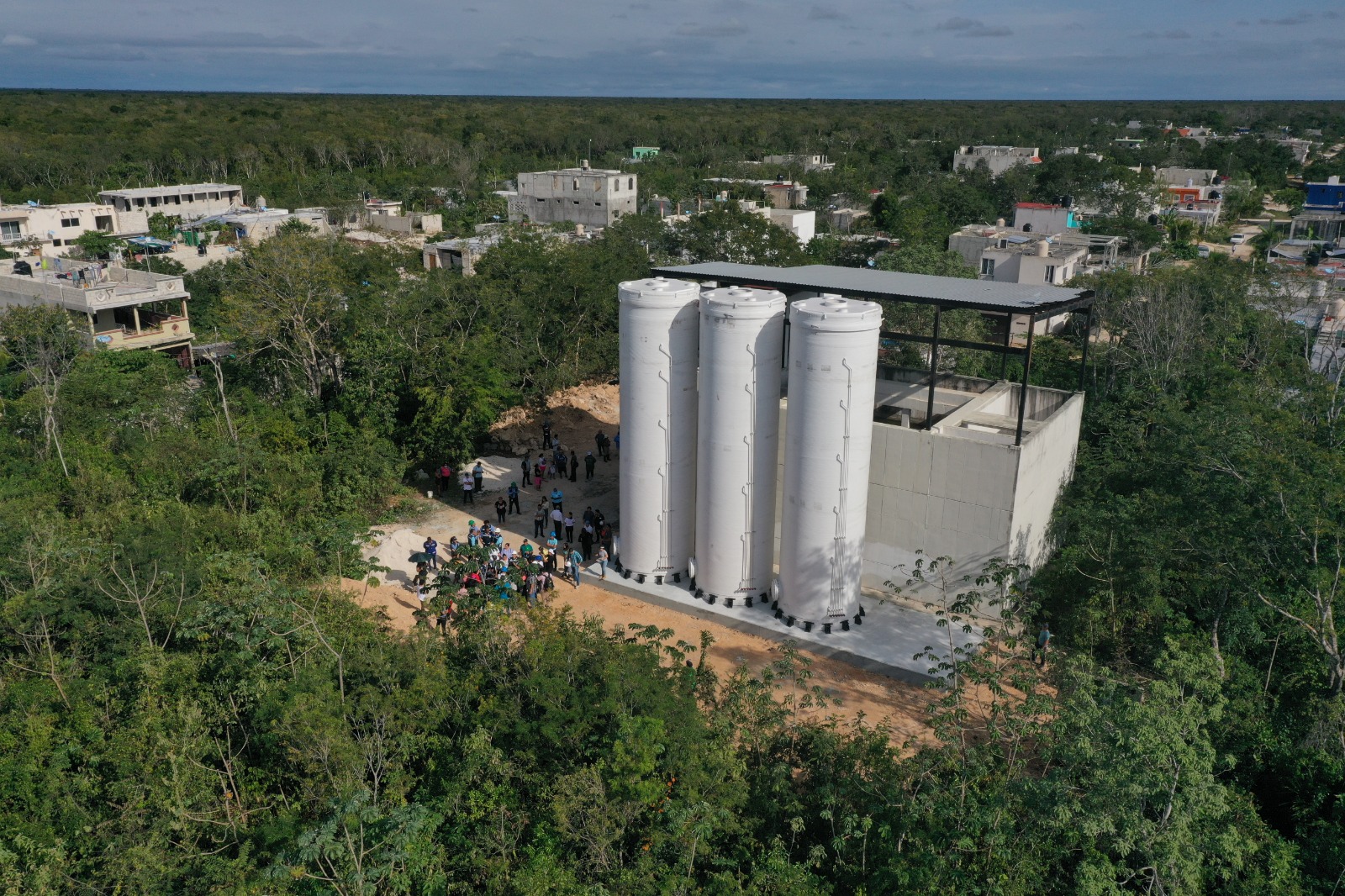 Planta de tratamiento de aguas residuales en Cristo Rey, una realidad – H. Ayuntamiento de Solidaridad