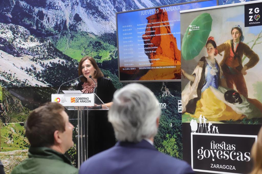 Zaragoza promociona en FITUR sus Fiestas Goyescas que volverán a viajar a la época de su pintor más ilustre esta primavera. Noticia. Ayuntamiento de Zaragoza