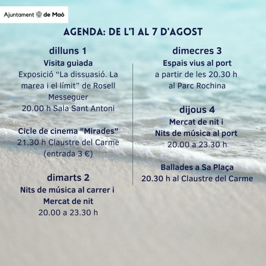agenda 1 agost