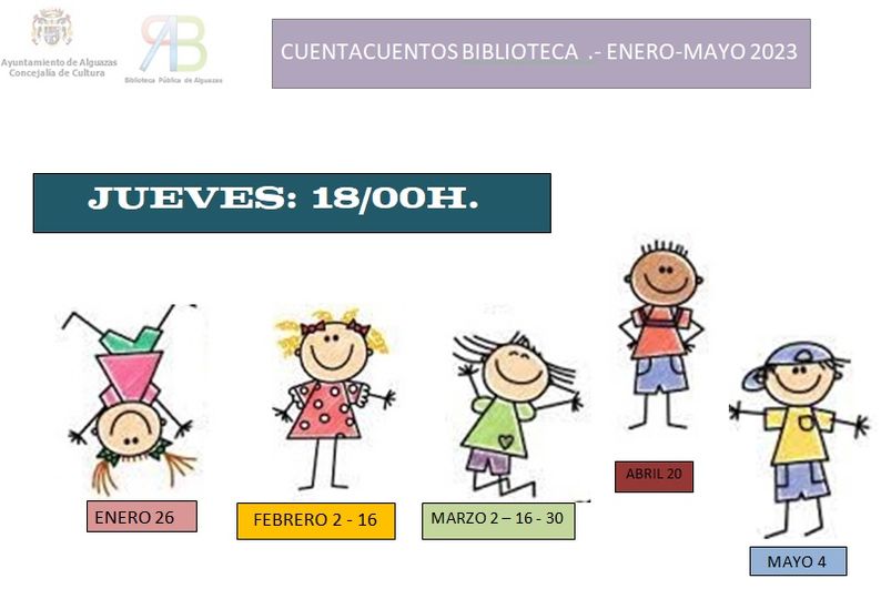 ¡¡¡VUELVEN LOS CUENTACUENTOS!!! - Ayuntamiento de Alguazas