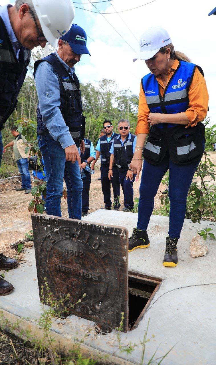 Constata y supervisa Lili Campos obras de Aguakan – H. Ayuntamiento de Solidaridad
