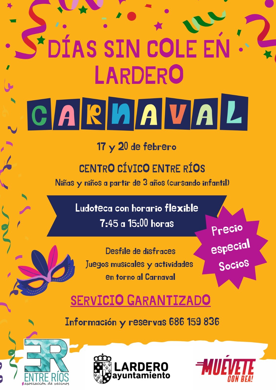 Días sin cole en Lardero 2023