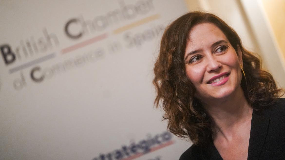 Díaz Ayuso ofrece en Londres seguridad jurídica y una legislación favorable para la inversión extranjera