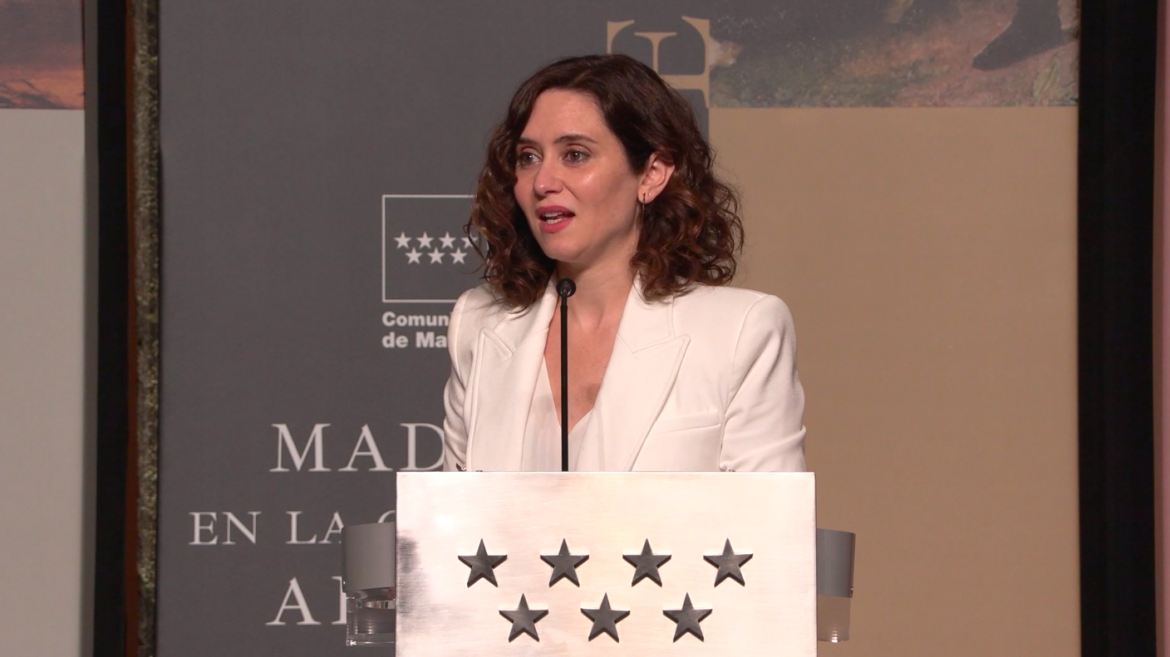 Díaz Ayuso presenta un “retrato fiel” de Madrid en la Colección Abelló: “Un paseo por los siglos de la región de la mano de Goya, Santiago Rusiñol o Antonio Joli”