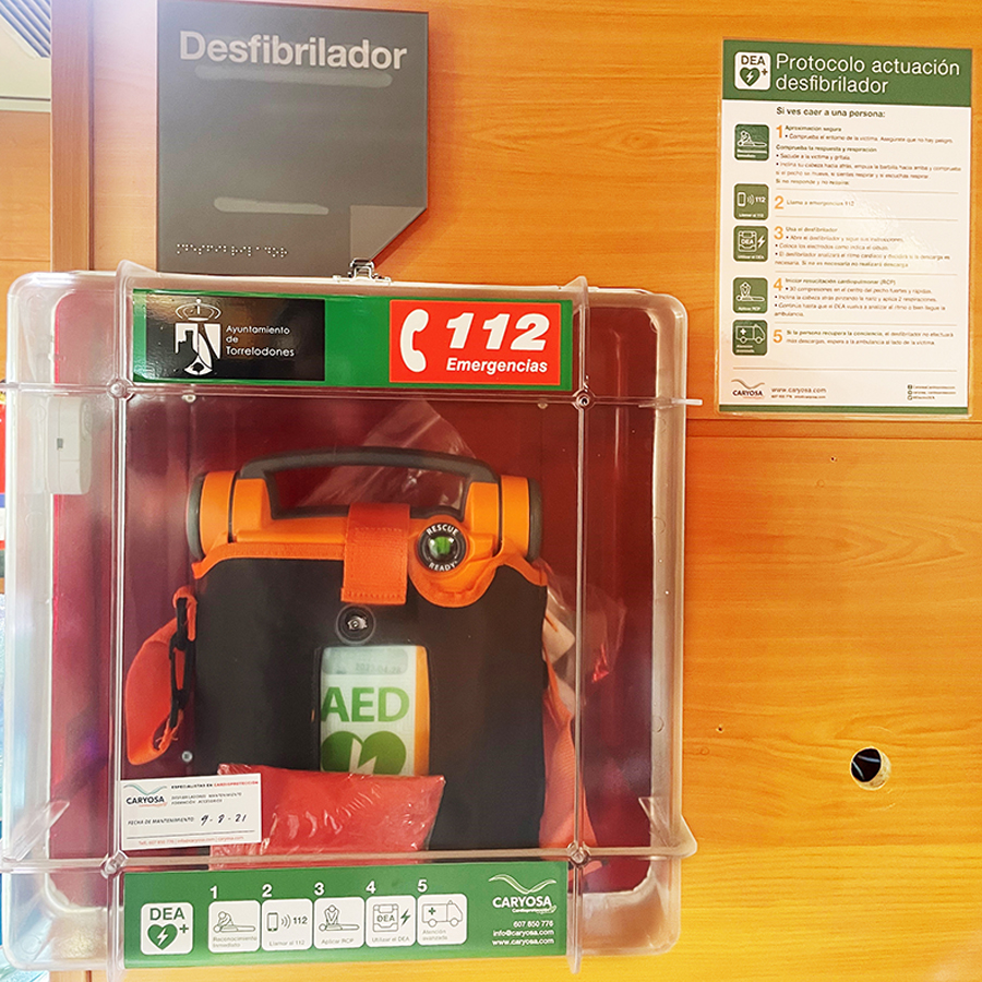 El desfibrilador semiautomatico (D.E.S.A.) - Ayuntamiento de Torrelodones