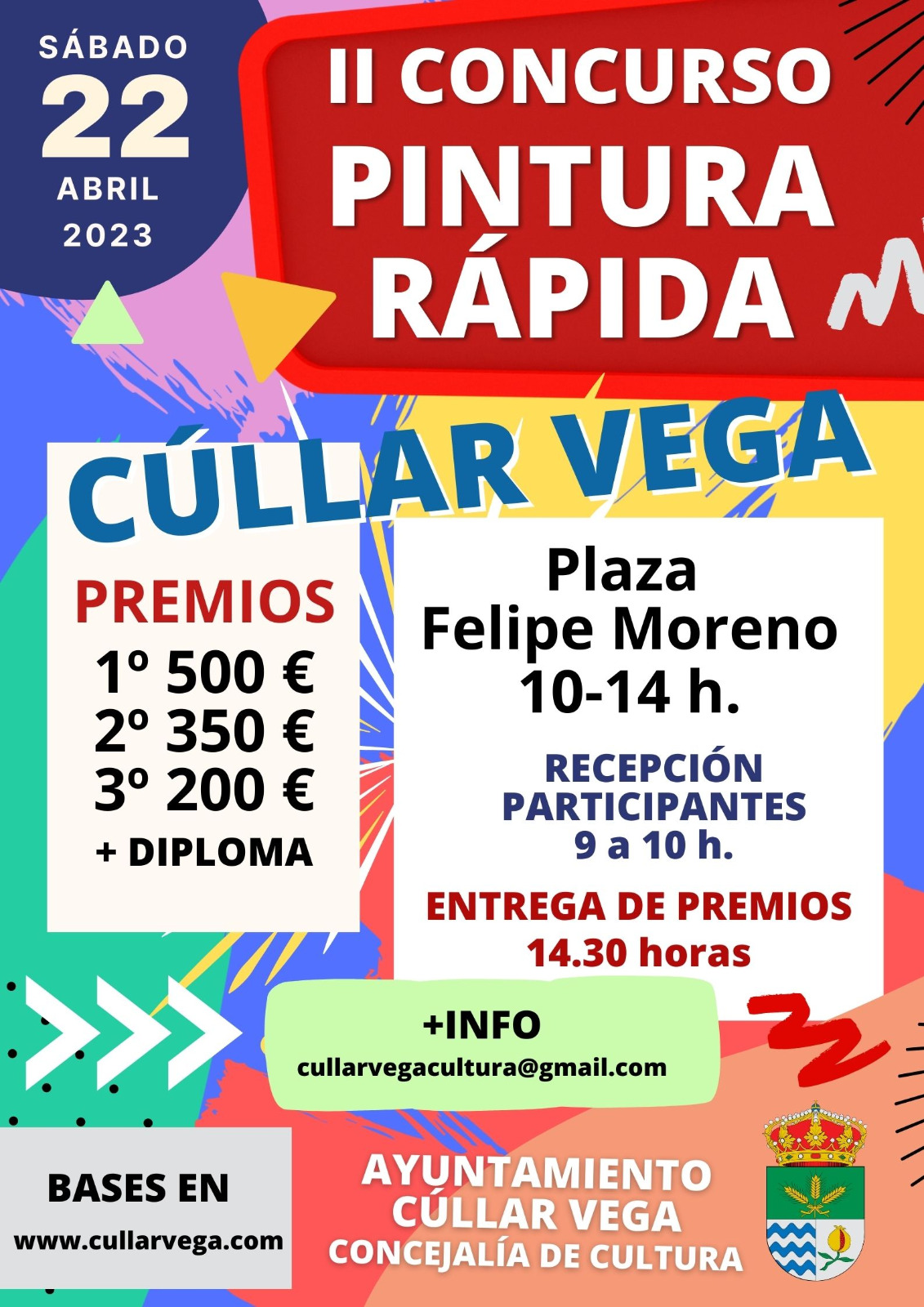 Más de 20 artistas de toda Andalucía participarán en el II Concurso de Pintura Rápida de Cúllar Vega