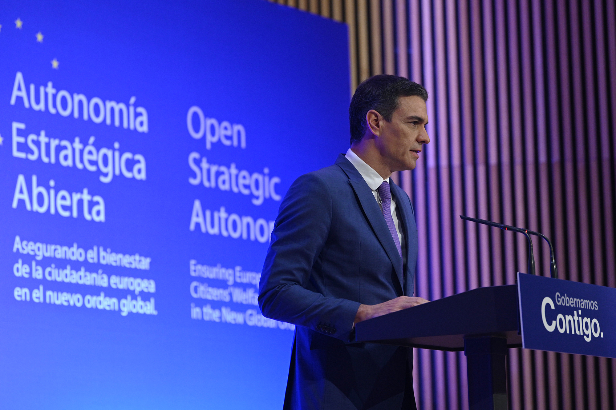"Impulsar la autonomía estratégica abierta será una de las prioridades de la presidencia española de la UE" [Presidente/Actividad]