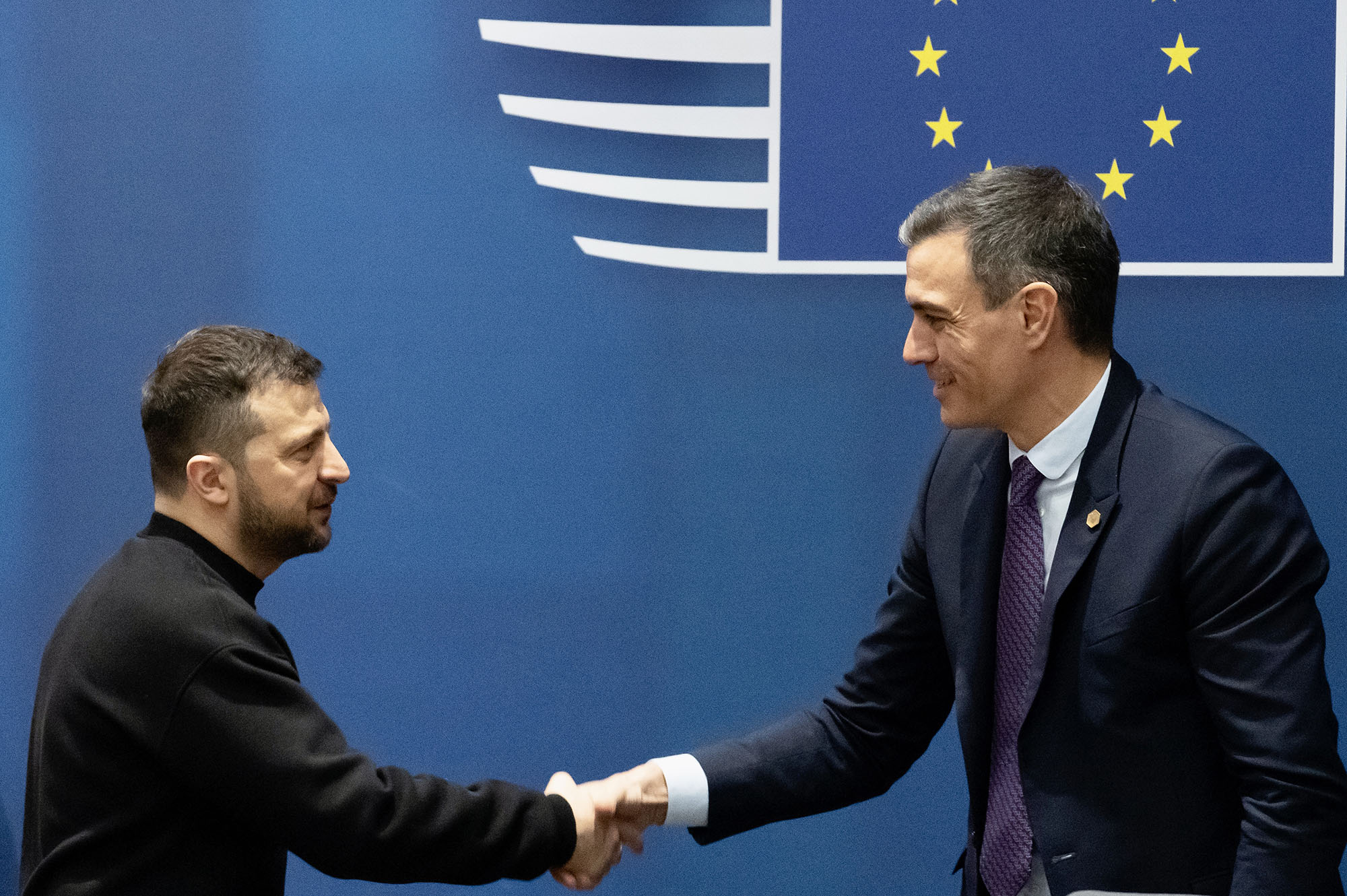 La Moncloa. 09/02/2023. Sánchez subraya el apoyo a Ucrania para alcanzar una paz justa que ponga fin a la agresión de Putin [Presidente/Actividad]