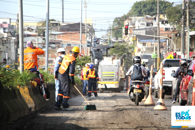 La administración liderada por Ríos Morales avanza en la obra de la Av. Los Camellos, una intervención vial por $3.700 millones