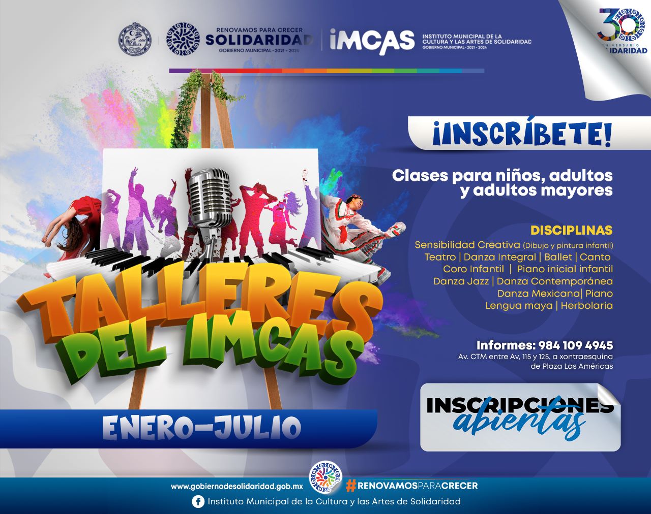Lili Campos pone arte y cultura al alcance de los solidarenses – H. Ayuntamiento de Solidaridad