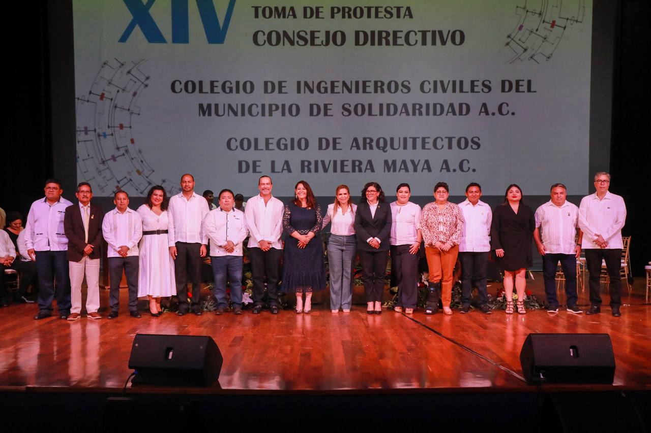 Reconoce Lili Campos labor de colegios de arquitectos e ingenieros – H. Ayuntamiento de Solidaridad