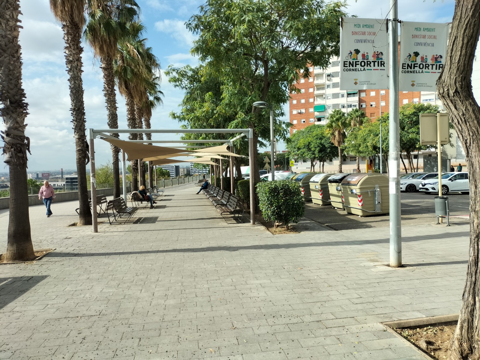 Renaturalización de los parterres de la avenida Salvador Allende