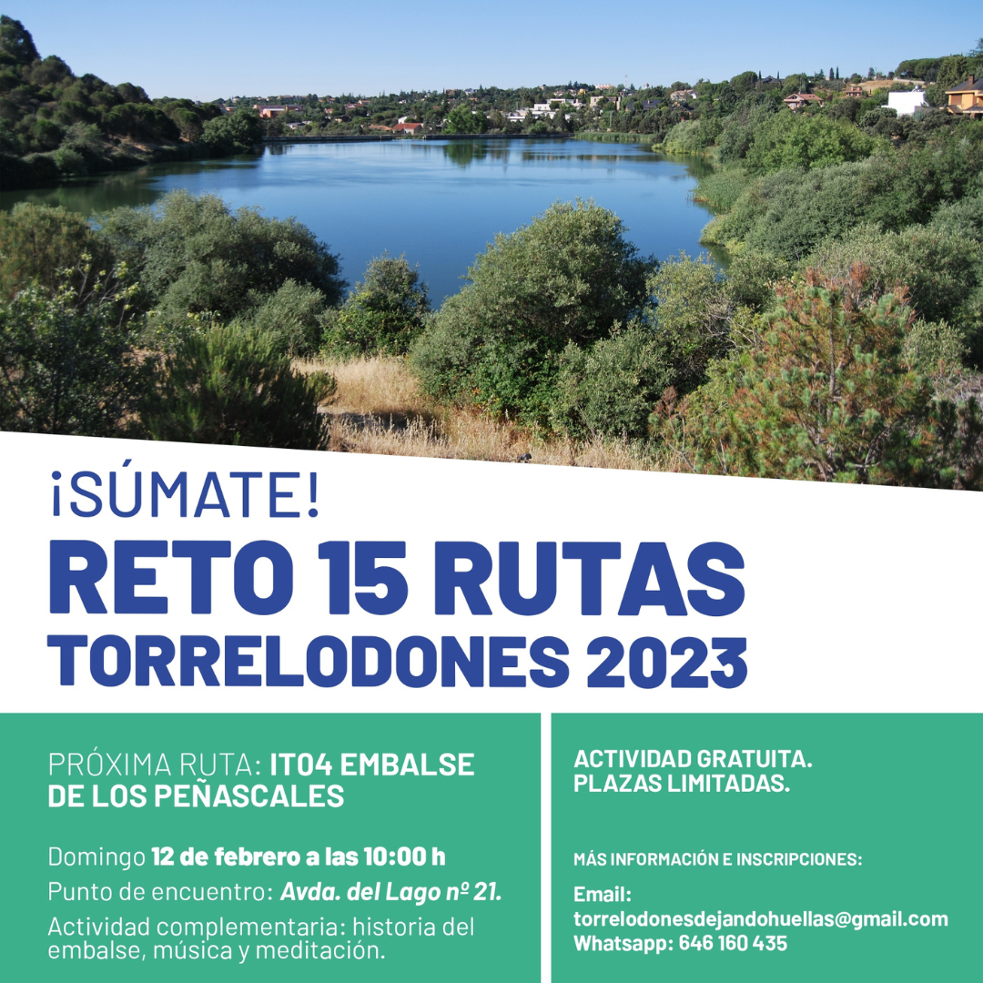 Segunda cita de “Reto 15 Rutas 2023”: Embalse de Los Peñascales