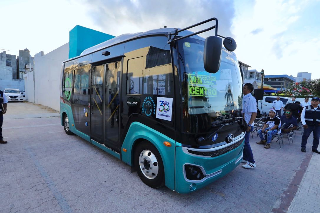 Solidaridad da un paso al uso de autobuses eléctricos – H. Ayuntamiento de Solidaridad