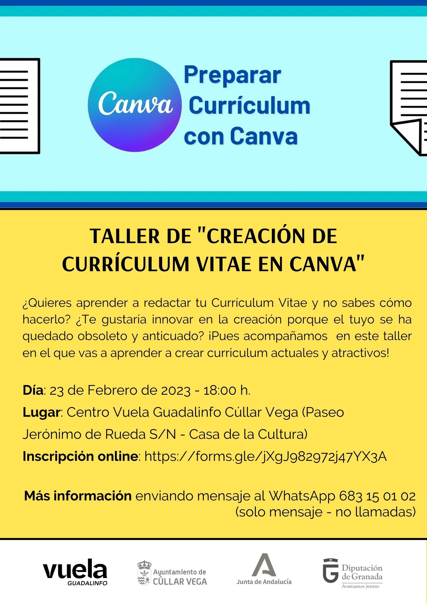 Taller de "Creación de Currículum Vitae con CANVA"