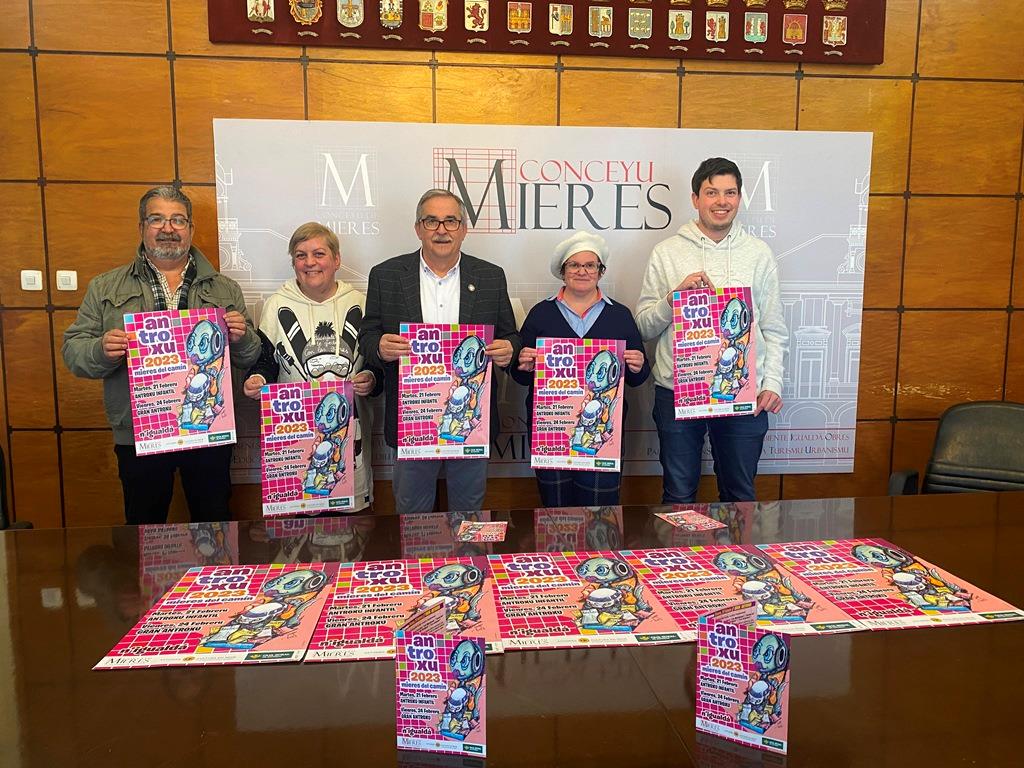 Todo listo en Mieres para celebrar el Antroxu los días 21 y 24 de febrero