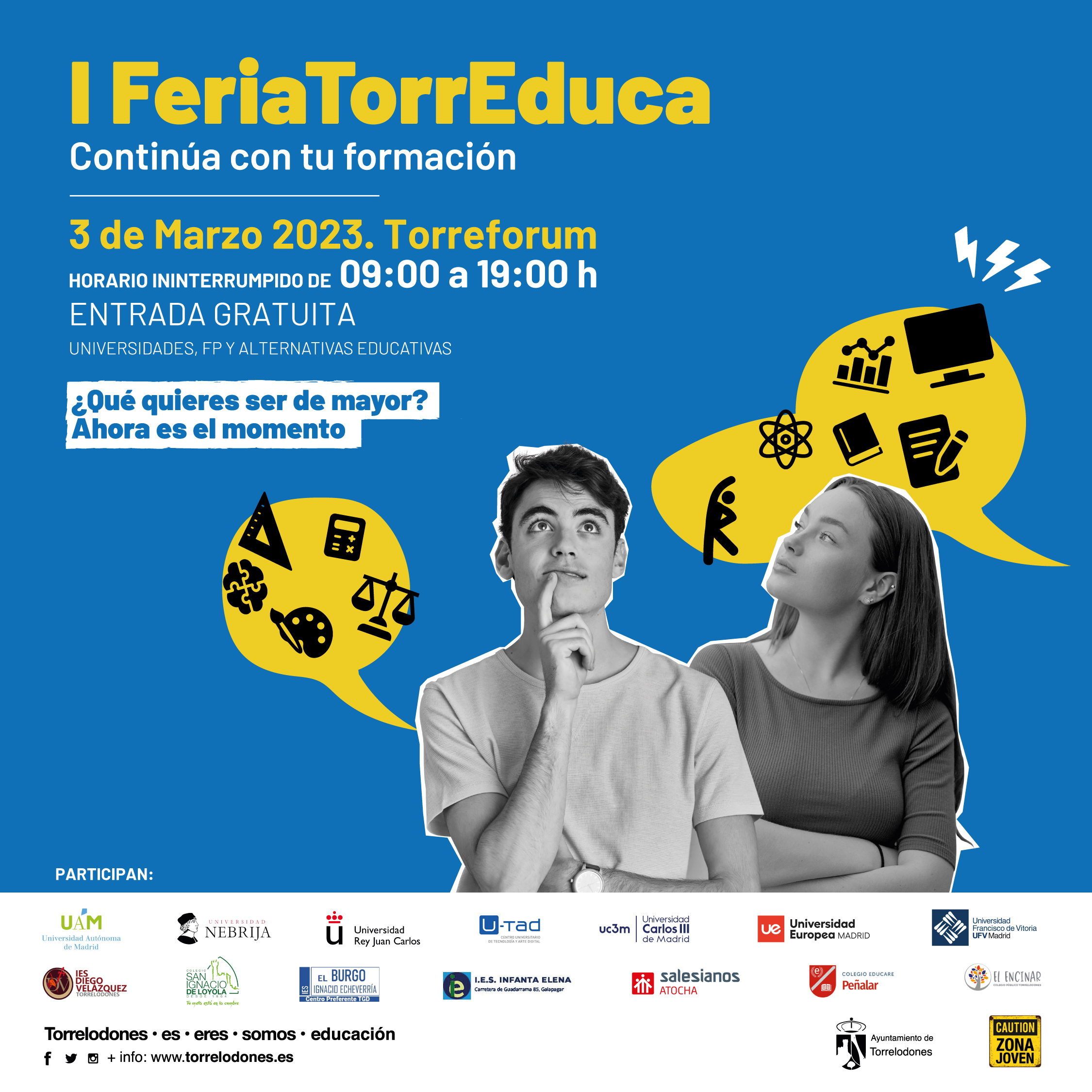 Torrelodones celebra el I Salón del estudiante “TorrEduca”