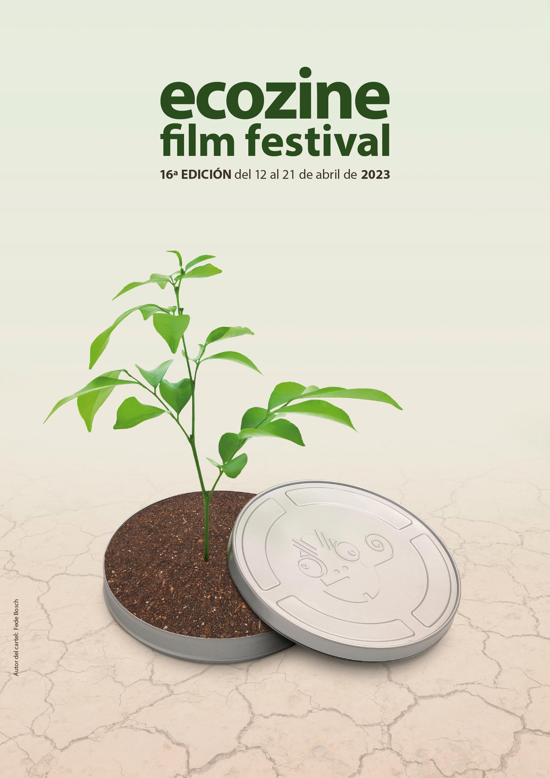 'Vida', de Fede Bosch, es el cartel ganador para la edición 16 de Ecozine Film Festival. Noticia. Ayuntamiento de Zaragoza