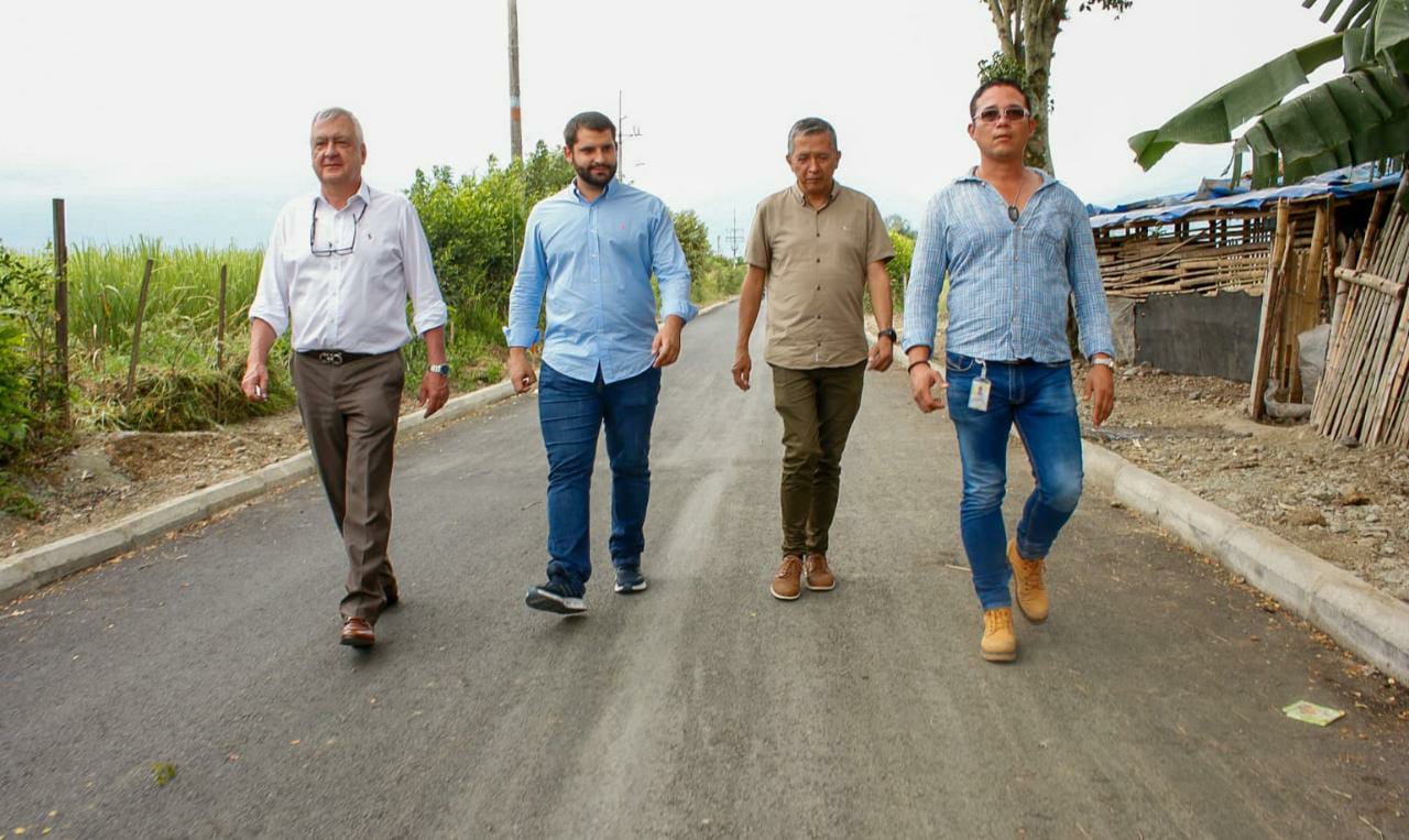 ¡Recorrimos la pavimentación de la vía Amaime-Boyacá!