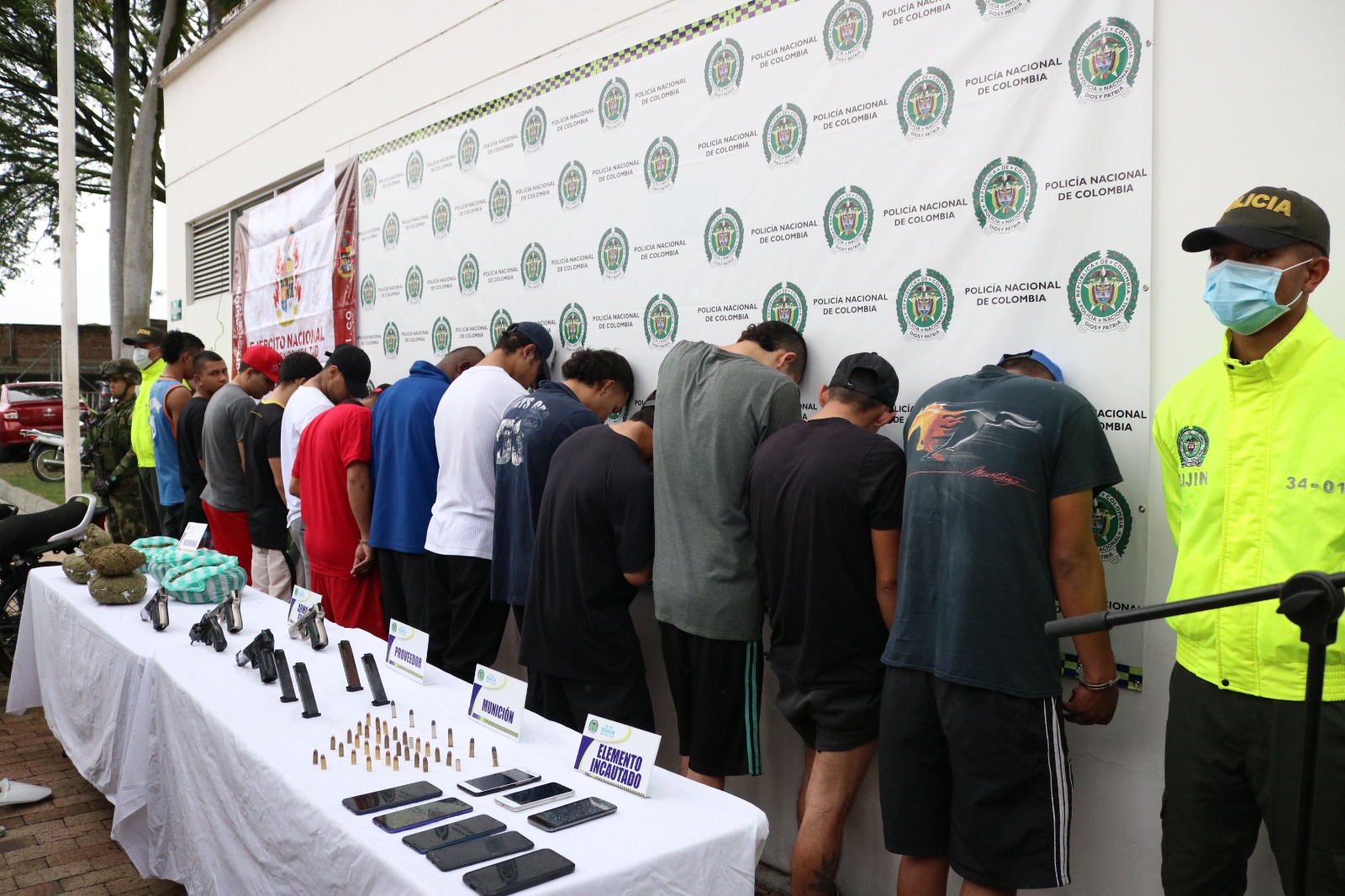 A través de la operación ‘Hermes’ desarticulamos la banda delincuencial ‘M-20’, dedicada al hurto, homicidio y tráfico de drogas en Palmira