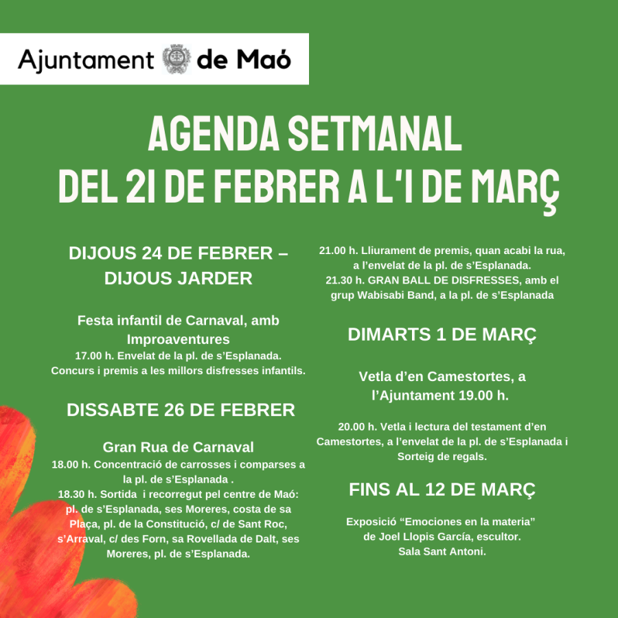 AGENDA SETMANAL 