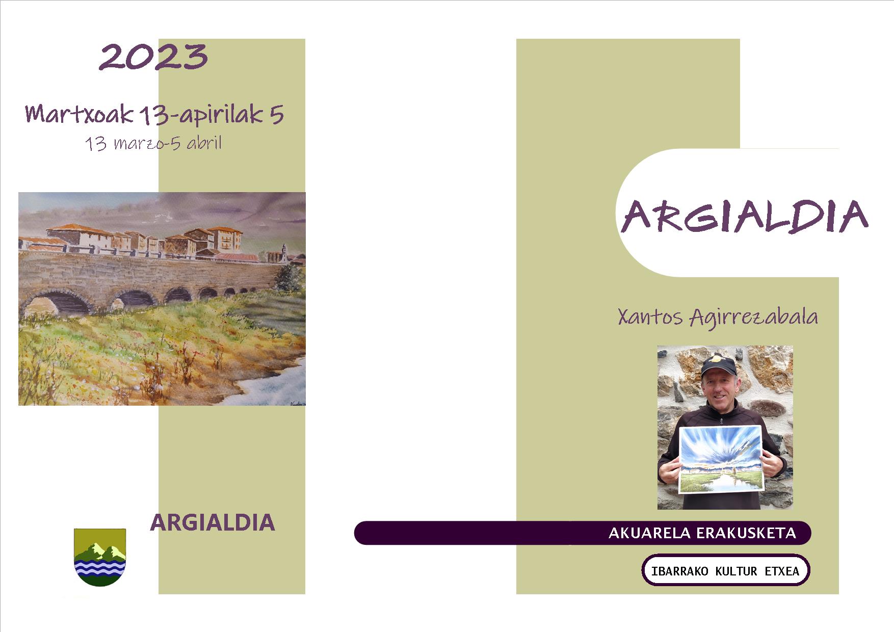 Argialdia, Exposición de acuarelas en la casa de cultura de Ibarra - Noticias