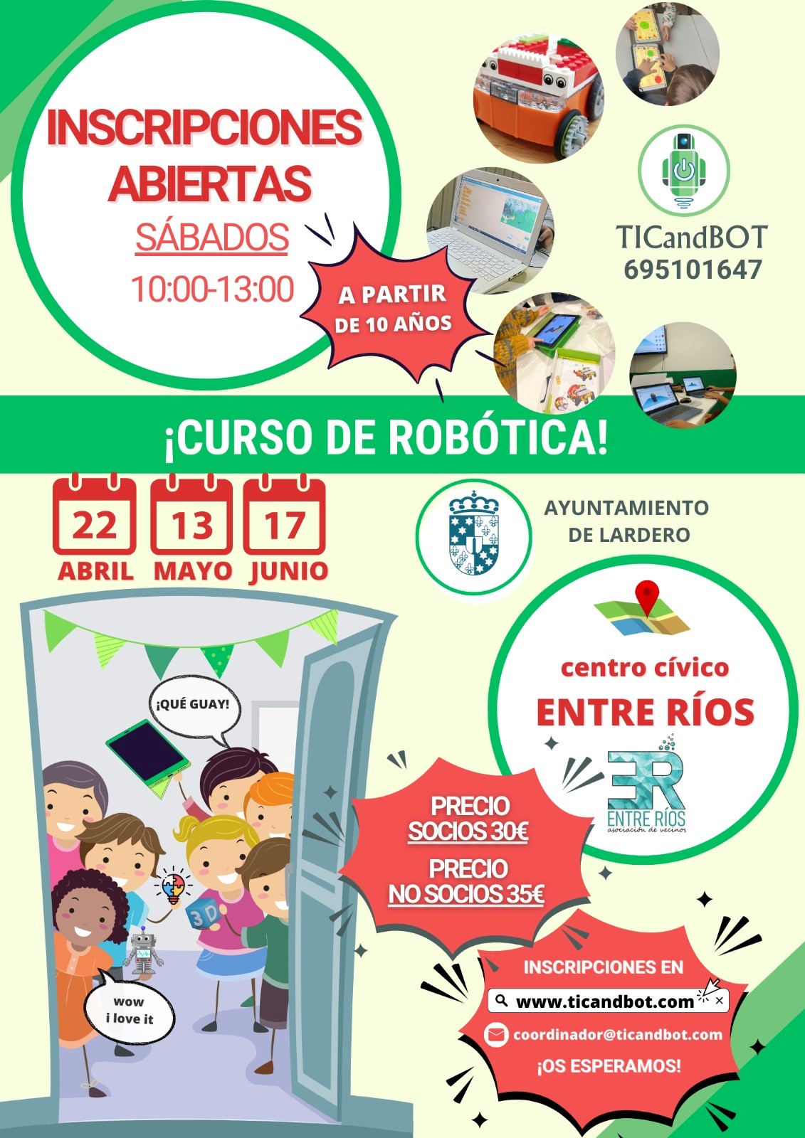 Curso de Robótica en el Centro Cívico Entre Ríos
