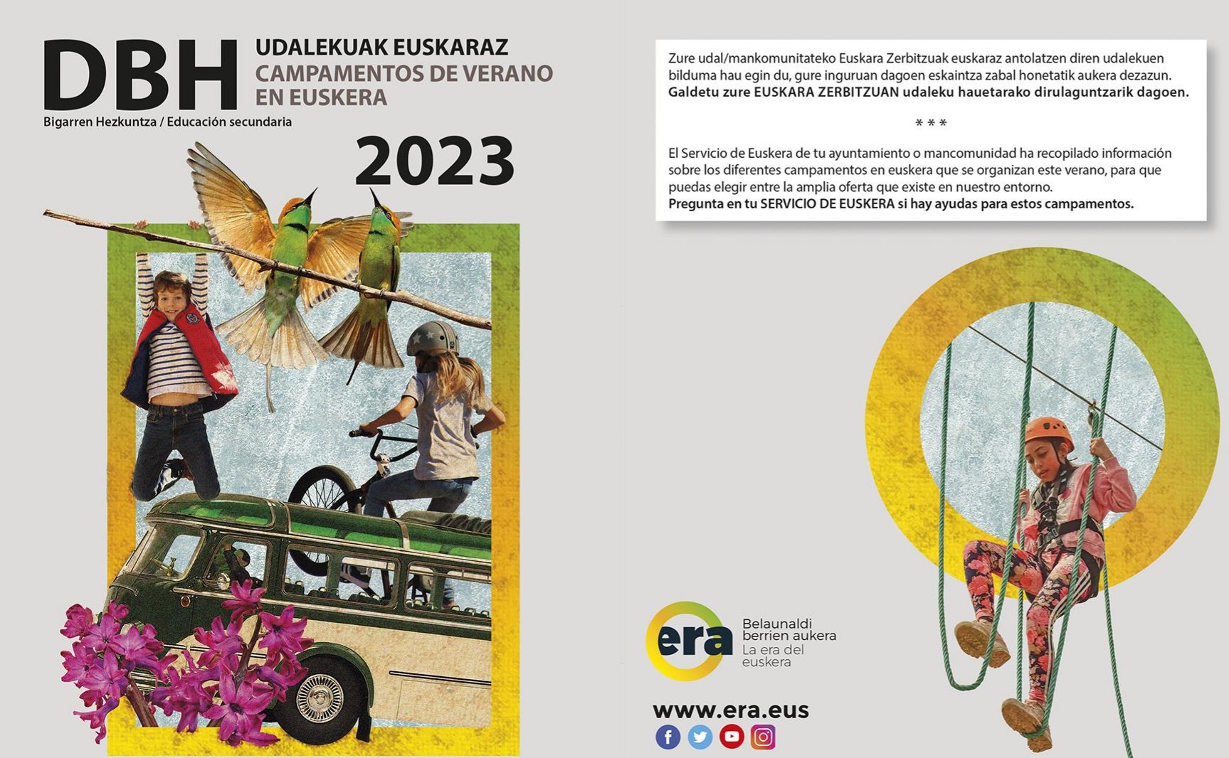 El Ayuntamiento de Estella-Lizarra subvencionará también este año los campamentos de verano en euskera – Ayuntamiento Estella-Lizarra Udala