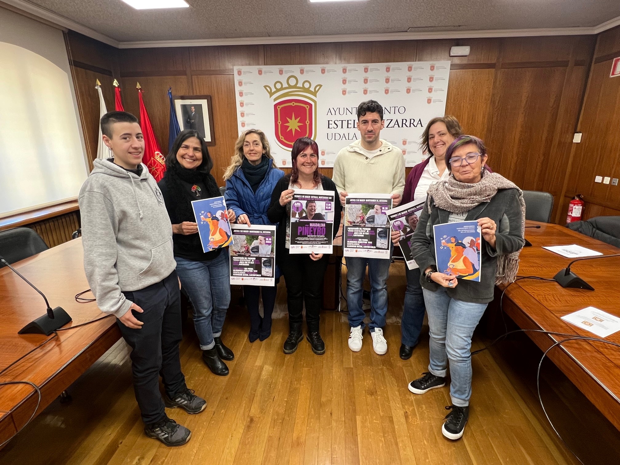 El Ayuntamiento presenta las actividades para el 8-M, que comienzan mañana y se extenderán todo el mes – Ayuntamiento Estella-Lizarra Udala