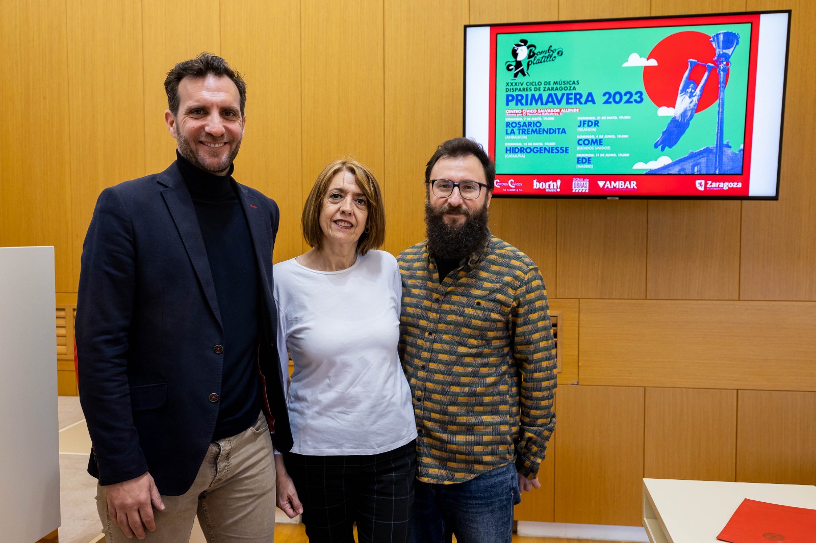 El Bombo y Platillo desvela su cartel de primavera con Rosario la Tremendita y el grupo de culto 'Come'. Noticia. Ayuntamiento de Zaragoza