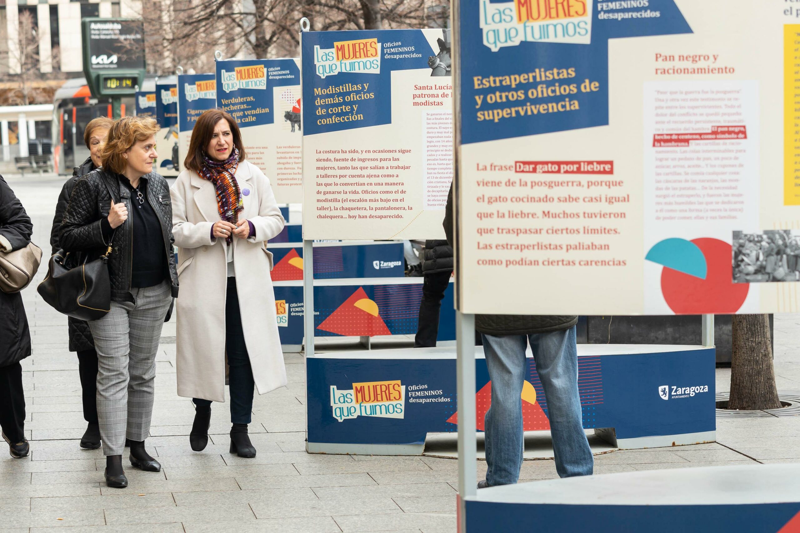 El Paseo Independencia acoge una muestra de trabajos realizados por mujeres y que hoy han desaparecido. Noticia. Ayuntamiento de Zaragoza