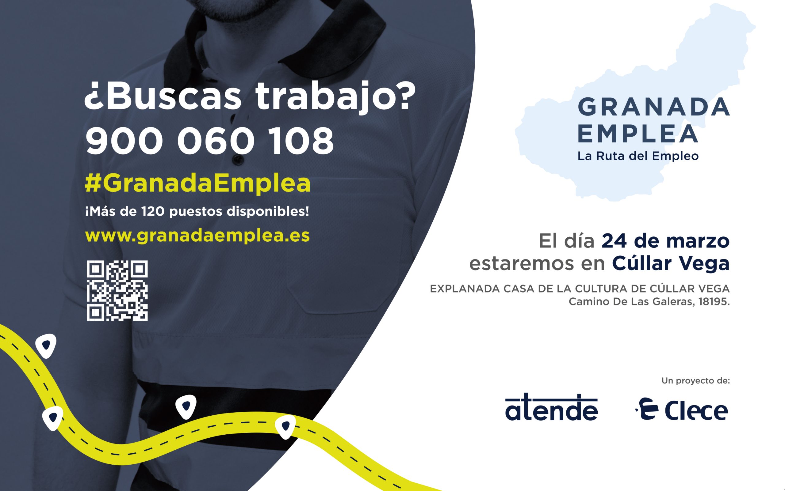 Granada Emplea "La ruta del Empleo" llegará a Cúllar Vega el 24 de marzo