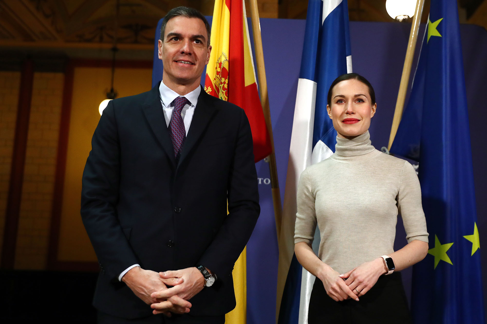 "La unidad de Europa ante la guerra es rotunda y nuestro apoyo a Ucrania no cesará hasta que se respete su integridad territorial" [Presidente/Actividad]
