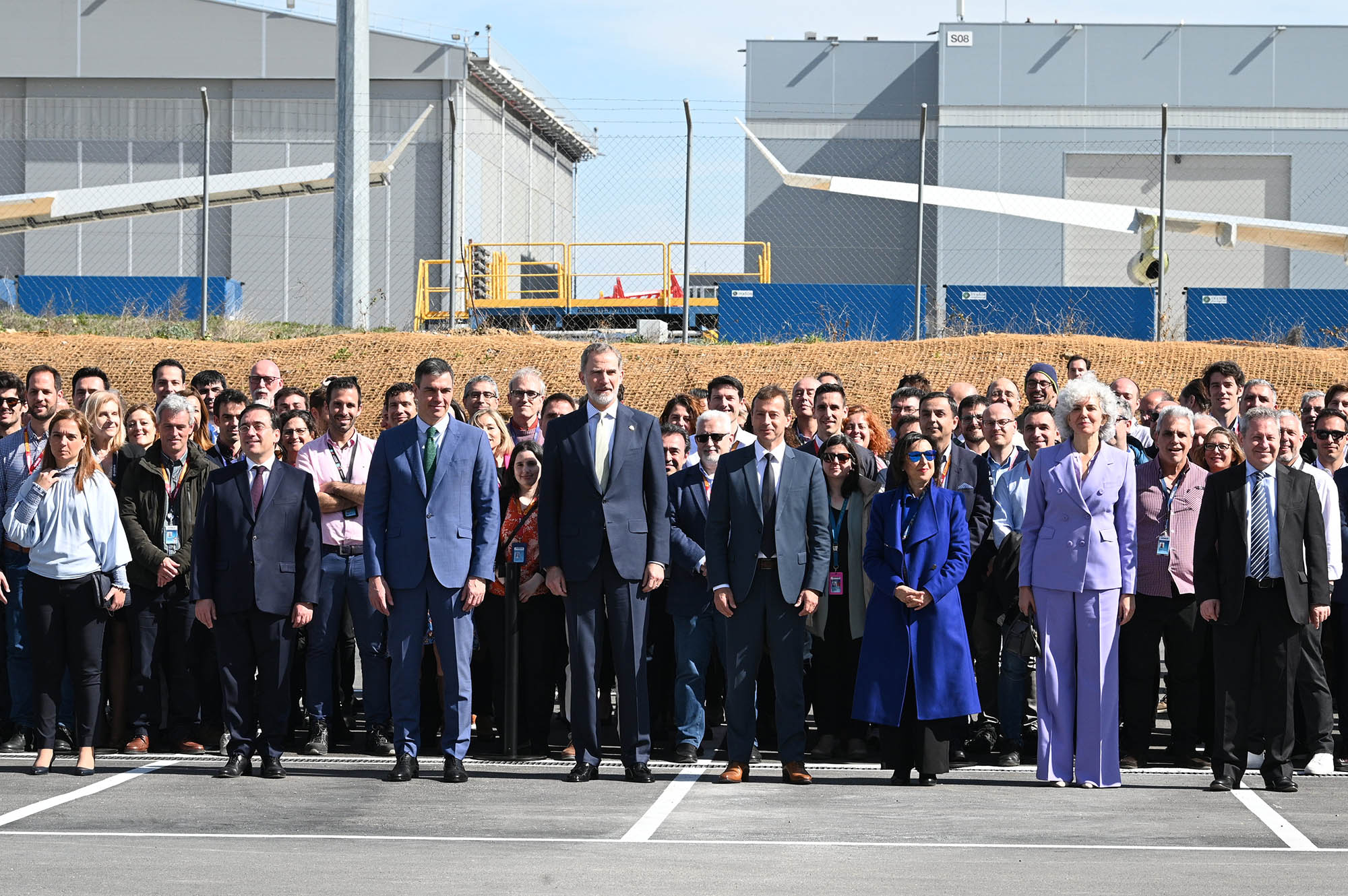 Pedro Sánchez participa en la celebración del centenario de Construcciones Aeronáuticas (CASA)