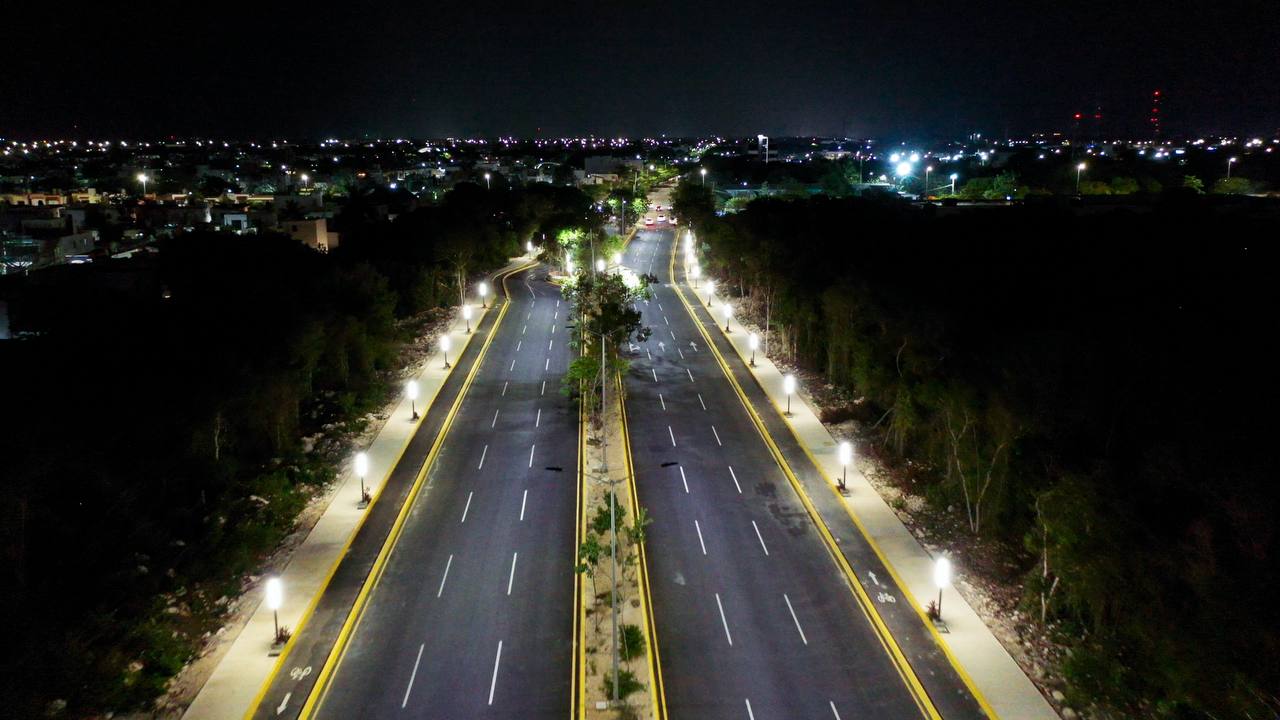 Solidaridad brilla con iluminación renovada – H. Ayuntamiento de Solidaridad