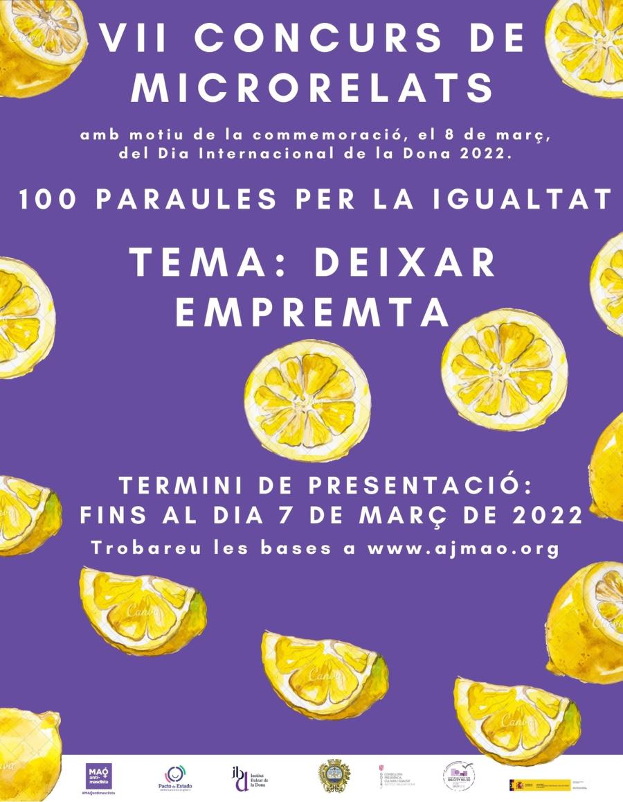 VII Concurs de Microrelats amb motiu del Dia Internacional de la Dona
